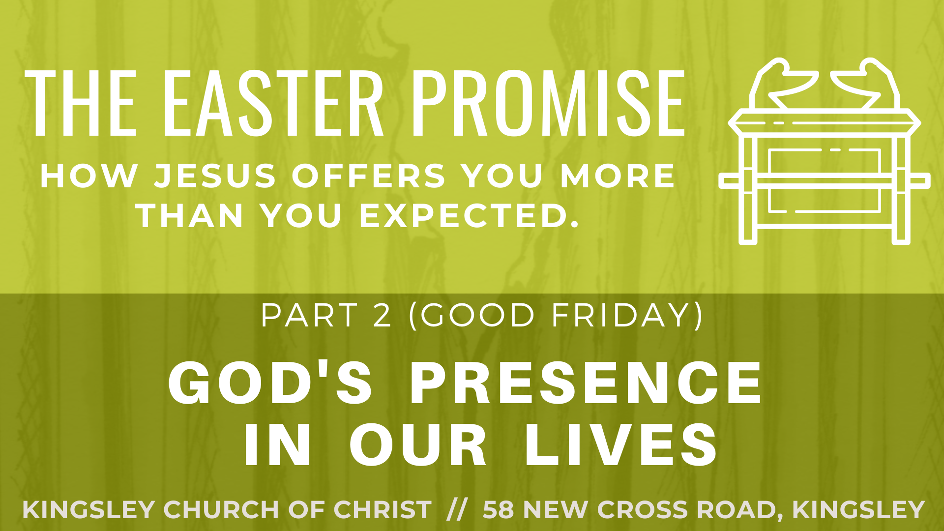 The Easter Promise pt 2 - God's Presence in our Lives