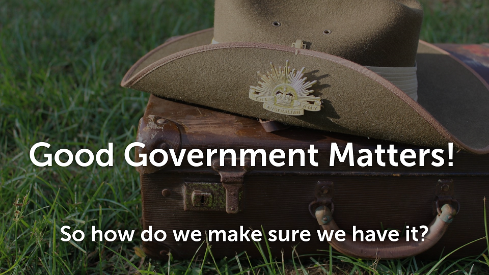 Good Government Matters